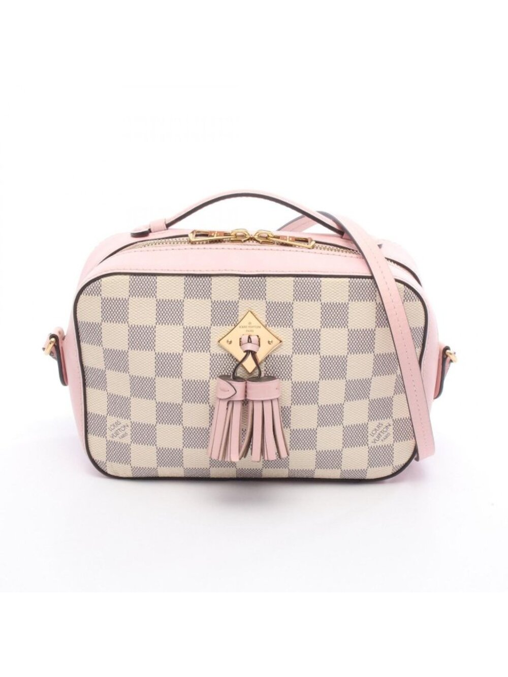 Louis Vuitton Shoulder Bag Saintonge Odros Canvas Leather